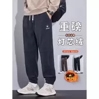 休闲裤男新款宽松百搭束脚裤子男生青少年哈伦卫裤运动长裤