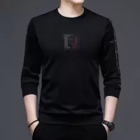 男士长袖圆领纯色T恤韩版潮牌秋季卫衣男潮流男装上衣服打底T恤衫