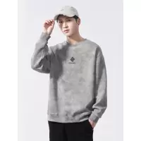 重磅卫衣男款春秋潮牌宽松套头上衣男新款圆领长袖春季打底衫