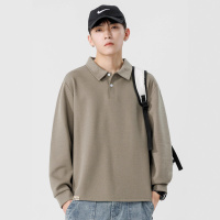 |长袖POLO衫男士早秋季新款韩版翻领宽松休闲内搭上衣潮流