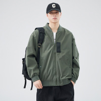 |年新款春装工装夹克男美式宽松上衣男士潮牌休闲痞帅