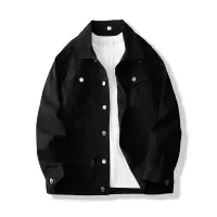 |牛仔外套男装 秋季经典百搭街头潮流大货牛仔夹克男