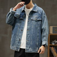 |秋装美式痞帅潮牌重磅百搭复古经典日系牛仔休闲夹克外套