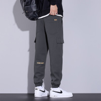 |秋季新款加厚潮流男士休闲裤潮牌运动宽松束脚休闲裤男