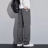 |秋季新款韩版潮流男士休闲裤简约百搭潮牌运动休闲裤男