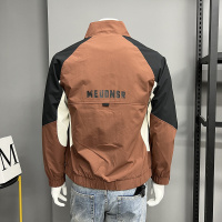 夹克男士春秋季新款潮牌外套男青年修身短款上衣立领痞帅休闲男装