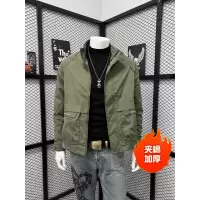 工装风男士立领夹克时尚潮流青年帅气修身上衣春秋季新款男装外套