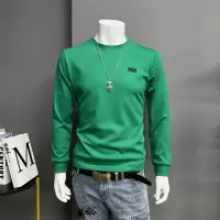 新款卫衣男士秋冬时尚长袖打底衫潮流圆领套头上衣体恤修身加绒潮