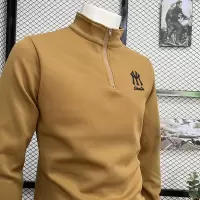 时尚卫衣男装打底衫体恤半高领半拉链字母休闲潮流长袖秋冬季新款