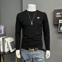 欧货新款男士长袖T恤打底衫圆领潮i帽子修身上衣内搭时尚秋装春秋