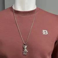 男士圆领长袖体恤修身打底衫套头字母秋冬新款简约时尚潮流上衣潮