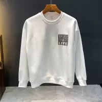 秋冬新款卫衣男痞帅潮流时尚印花修身圆领套头上衣休闲长袖打底衫