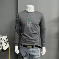 秋冬新款时尚长袖体恤上衣卫衣男装秋款圆领套头打底衫t潮流字母