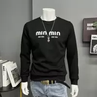 秋冬新款男士圆领立体字母卫衣长袖体恤打底衫修身上衣潮流时尚潮