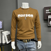 秋冬欧货新款男士长袖体恤男卫衣立体字母时尚打底衫上衣秋装潮流