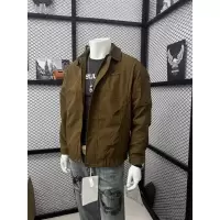 秋季新款潮牌拼接工装拉链夹克男士美式复古翻领宽松百搭休闲外套