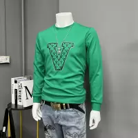 长袖T恤男士修身字母烫钻秋冬新款圆领卫衣男体恤上衣修身加绒潮i