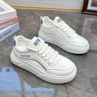 小白鞋女秋季新款学生韩版ins潮百搭厚底单鞋春秋休闲鞋