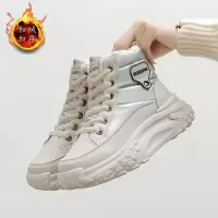 雪地靴新款冬季百搭加绒加厚保暖马丁靴短筒棉鞋休闲鞋