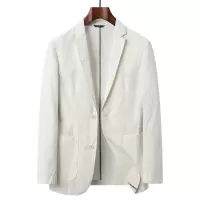 锦纶棉透气西装春夏薄款男式外套微皱质感单层防晒西装休闲西装男