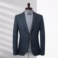 西装男秋冬新款韩版弹力男式休闲小西装男士修身西服外套