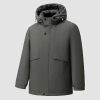 一衣三穿鹅绒脱卸内胆男士羽绒服秋冬新国标羽绒服保暖羽绒外套潮