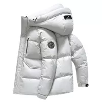 中国男女同款冬季连帽羽绒服加厚中长青年羽绒服新国标羽绒服外套