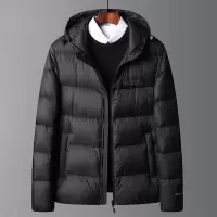 冬季新款简约百搭连帽羽绒服男加厚中青年防寒保暖潮流面包羽绒服