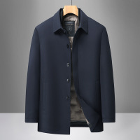 牛奶丝面料秋冬脱卸内胆男中年商务羽绒服新国标90白鸭绒羽绒外套