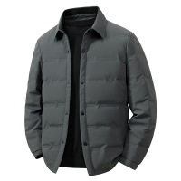 白鸭绒简约轻羽绒服秋冬男士青年短款潮流羽绒服防寒保暖羽绒外套