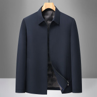 秋冬新款中老年商务羽绒服男士新国标90白鸭绒羽绒服爸爸装外套男