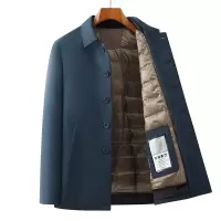 脱卸内胆男士羽绒服冬季新款商务休闲羽绒服爸爸装保暖羽绒男外套
