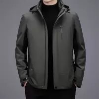 一衣三穿脱卸羽绒内胆男式羽绒服冬季新款牛奶丝面料保暖羽绒外套