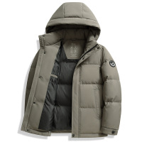 新国标冬季羽绒服男士短款连帽羽绒外套防寒保暖休闲中青年羽绒服