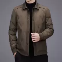 时尚休闲轻便羽绒服男式秋冬新款针织防风袖口羽绒服保暖羽绒外套