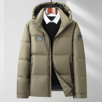 潮流加厚冬季新款90鸭绒新国标连帽羽绒服男士户外保暖羽绒外套男