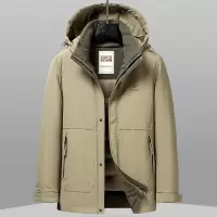 户外连帽羽绒服男士脱卸内胆羽绒服秋冬新款90白鸭绒保暖羽绒外套