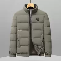 防风立领加厚羽绒服男式秋冬白鸭绒短款羽绒服牛奶丝羽绒男装外套