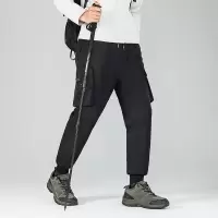 男女同款秋冬新款白鸭绒户外运动休闲裤羽绒裤防寒保暖裤松紧长裤