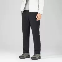 男女同款秋冬新款鹅绒户外直筒休闲羽绒裤防寒保暖裤松紧腰长裤子