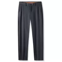 百搭秋冬新款弹力休闲裤男士直筒中腰长裤抗皱潮流男裤子