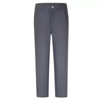 秋冬户外半松紧腰弹力休闲裤男士新款直筒中腰修身免烫抗皱男长裤