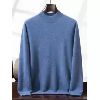 25秋冬新款半高领山羊绒衫男内搭休闲长袖羊毛针织衫套头毛衣