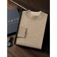 山羊绒秋冬加厚半高领男长袖纯色针织打底内搭上衣毛衣百搭潮