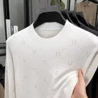 秋季新款含羊毛保暖加厚针织衫中青年休闲打底上衣