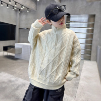 儿童装男童高领毛衣秋冬款新款加厚大童冬季男孩针织衫潮保暖