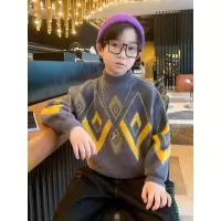 男童毛衣新款秋冬款中大童儿童冬季针织衫加厚毛线衣冬装洋气