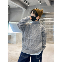 男童毛衣秋冬款新款洋气男孩针织衫中大童儿童线衣高领冬季潮