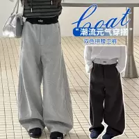 女童裤子春秋款女大童洋气卫裤女装初中生运动裤儿童休闲长裤