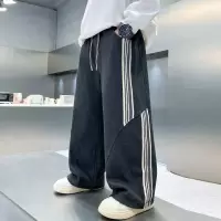 男童裤子春秋款新款男孩初中生12卫裤15岁大童秋季宽松运动裤